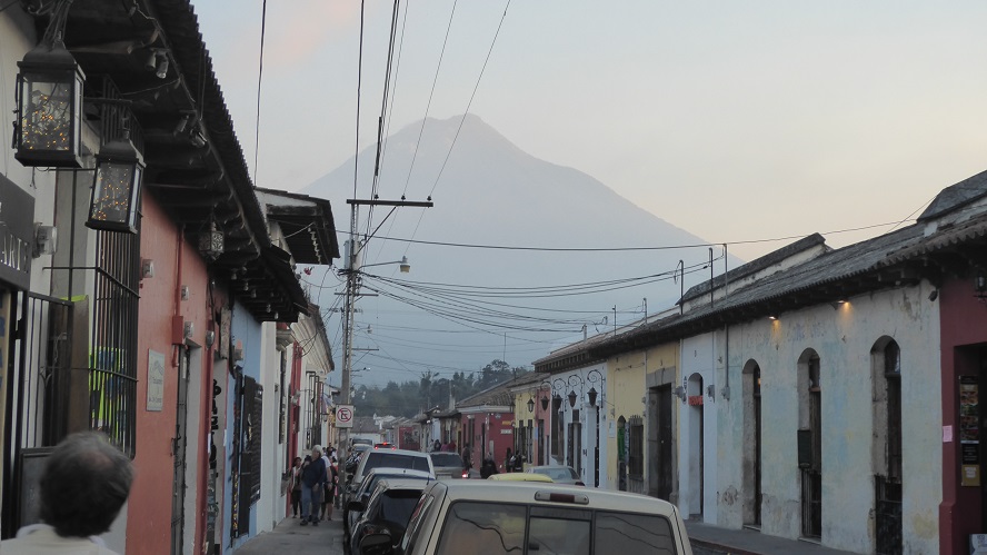 Abends in Antigua Guatemala...